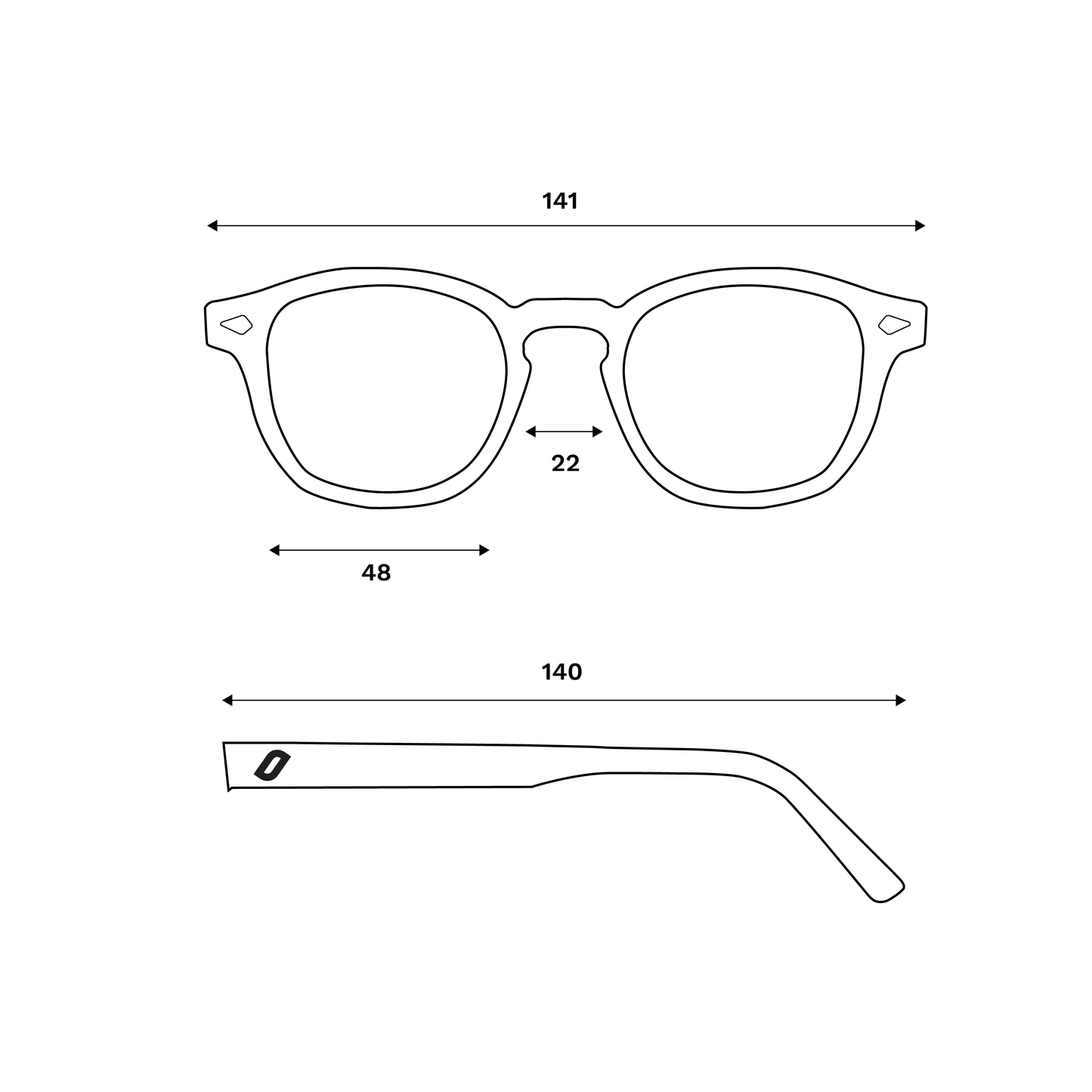 Aveiro- Gafas de sol unisex de bioacetato