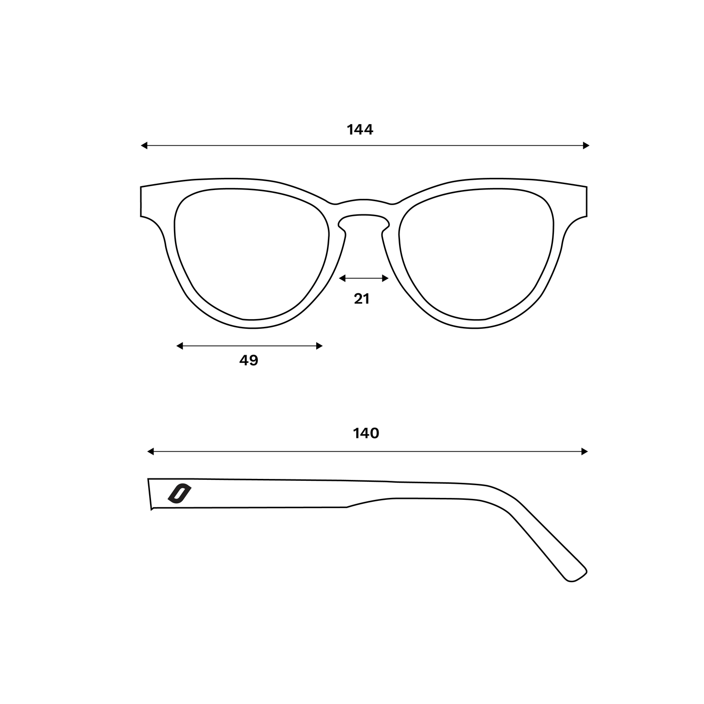 Miel - Gafas de madera con protección contra la luz azul