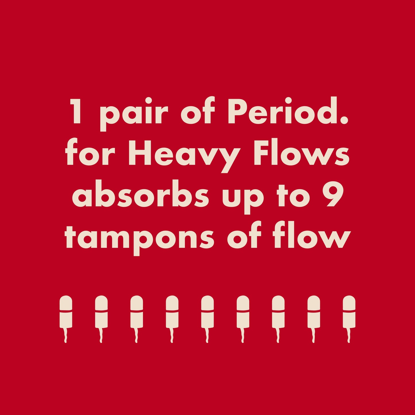 La Ropa Interior Menstrual de Algodón Orgánico de Tiro Alto con Cobertura Extra para Flujos Abundantes