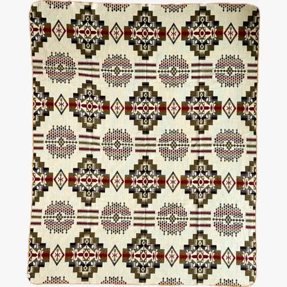 Andean Alpaca Wool Blanket - Sandstone