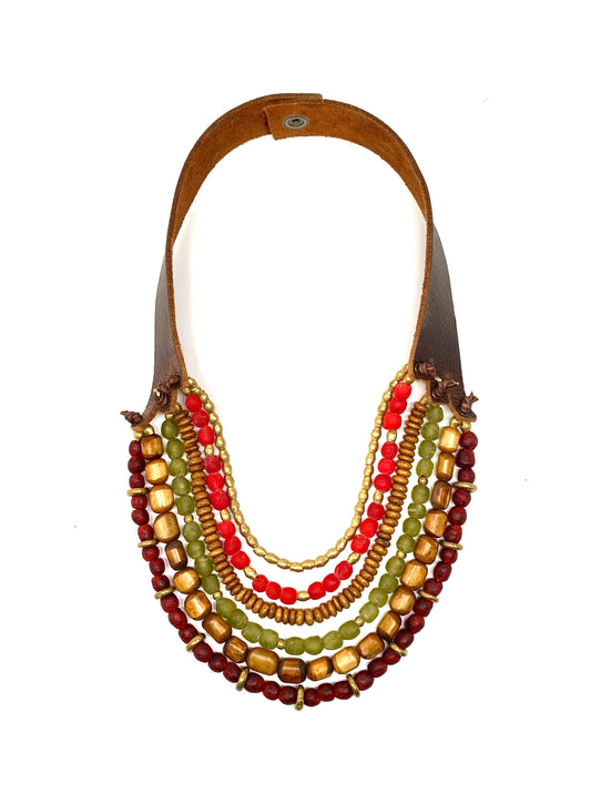 6 Strand Necklace • Holiday