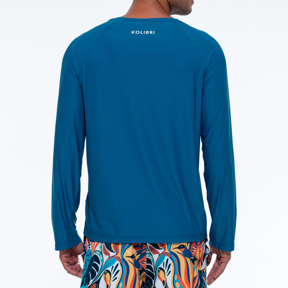 Stay Cool and Protected with the Ultralight UPF Long Sleeve Shirt in Deep Ocean