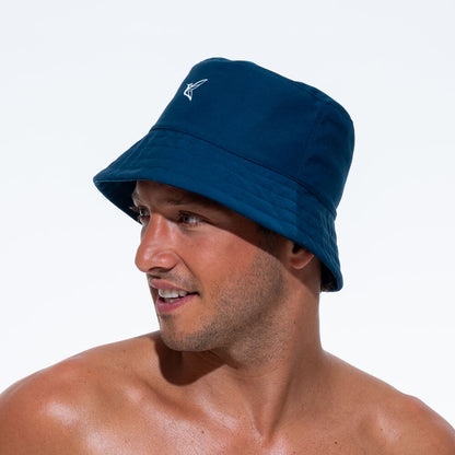 Gorro estilo pescador azul marino para hombre