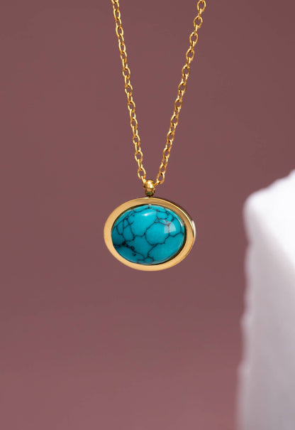 Collar Resplandor de Esperanza en Turquesa
