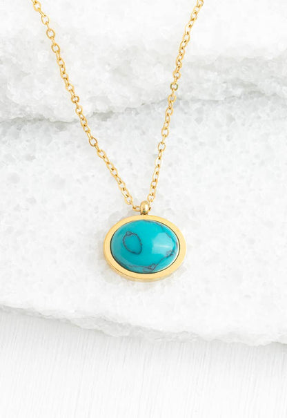 Collar Resplandor de Esperanza en Turquesa