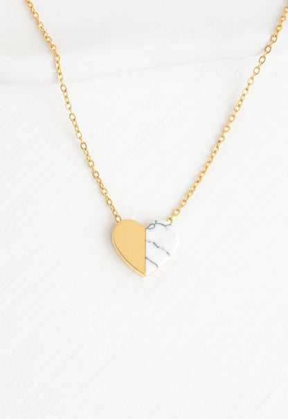 Collar con corazón Alexis Gold