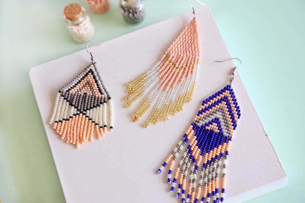 Pendientes Embera Oro Rosa