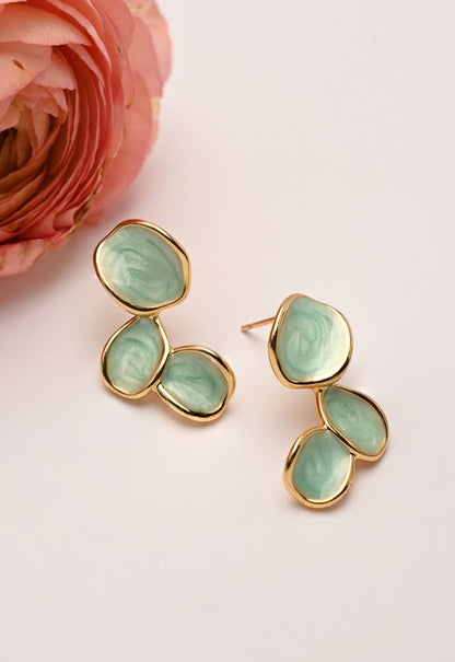 Aretes Hope Echo en Menta