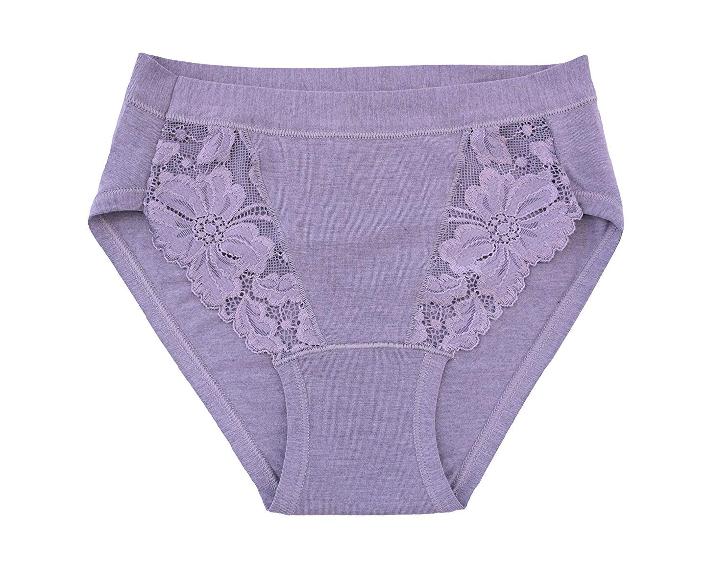 Braguitas EGI Luxury Modal para mujer con adornos de encaje. Fabricadas con orgullo en Italia.(714)
