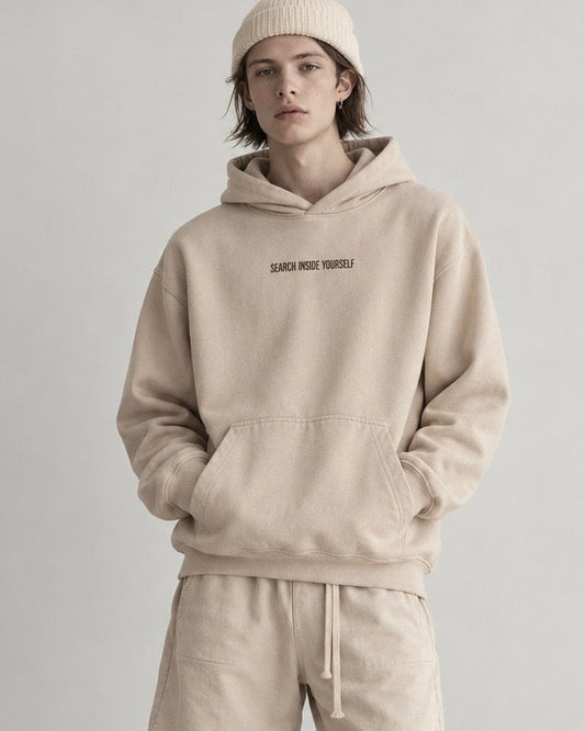 Sudadera con capucha "Busca dentro de ti"