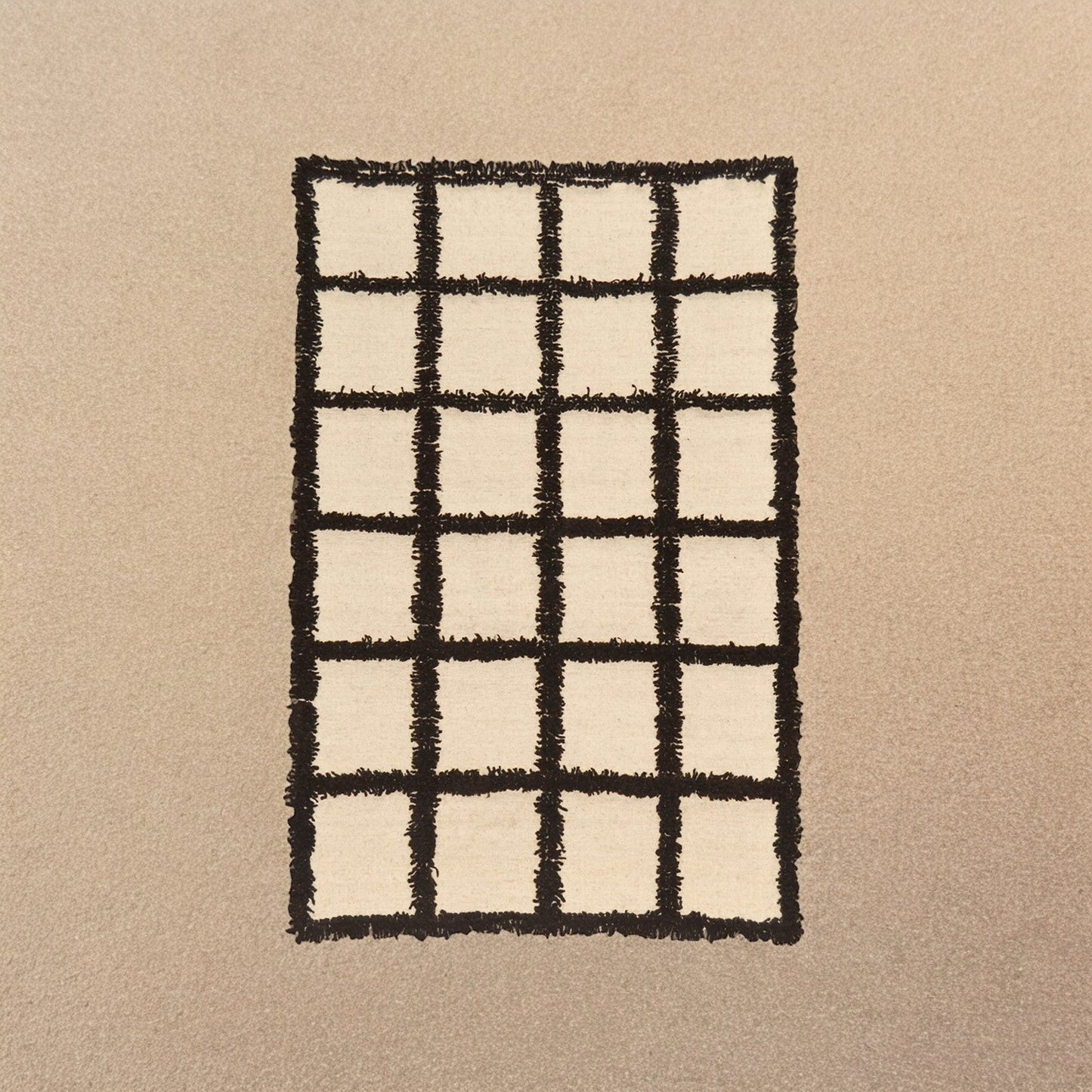 Grid Wool Rug by Diego Olivero Studio