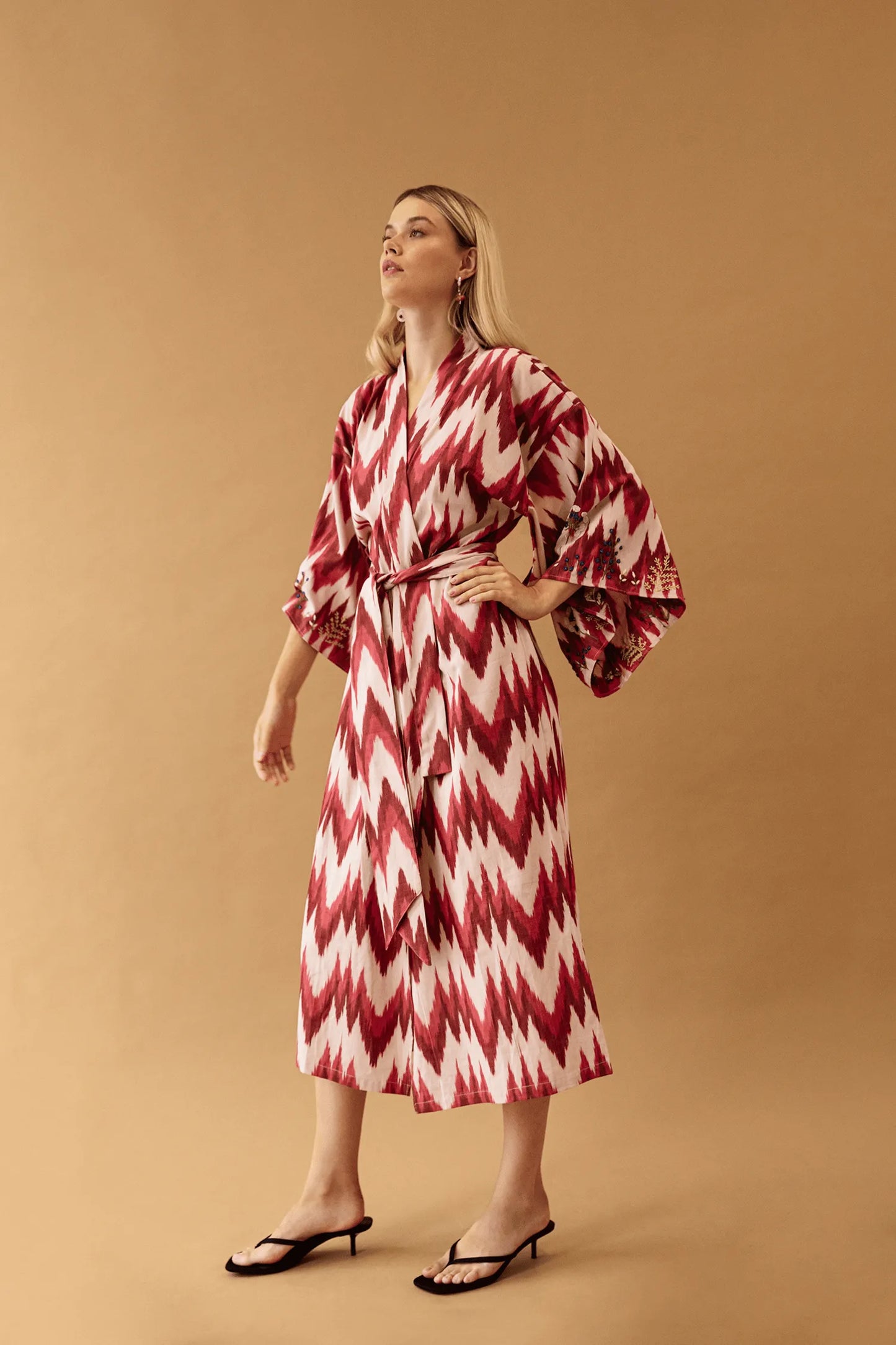 Kimono Anisa Ikat rosa