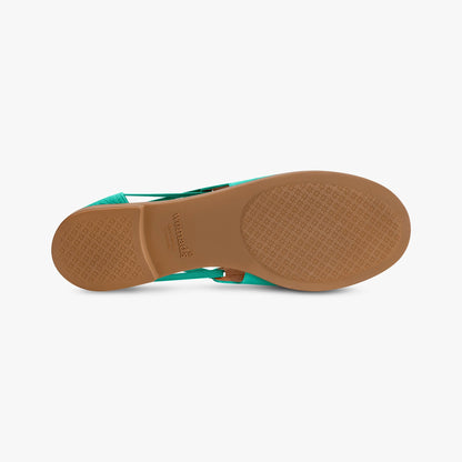 Turquoise Peep Toes