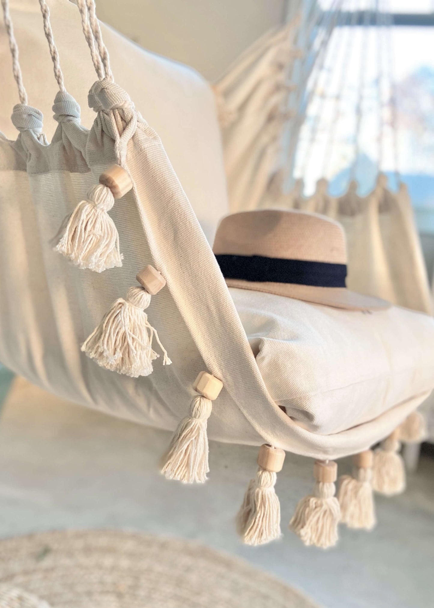 Boho Hammock Chair With Tassels | LOLITA