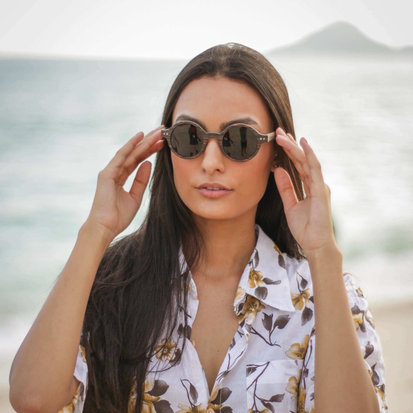 Flic - Gafas de sol unisex de madera