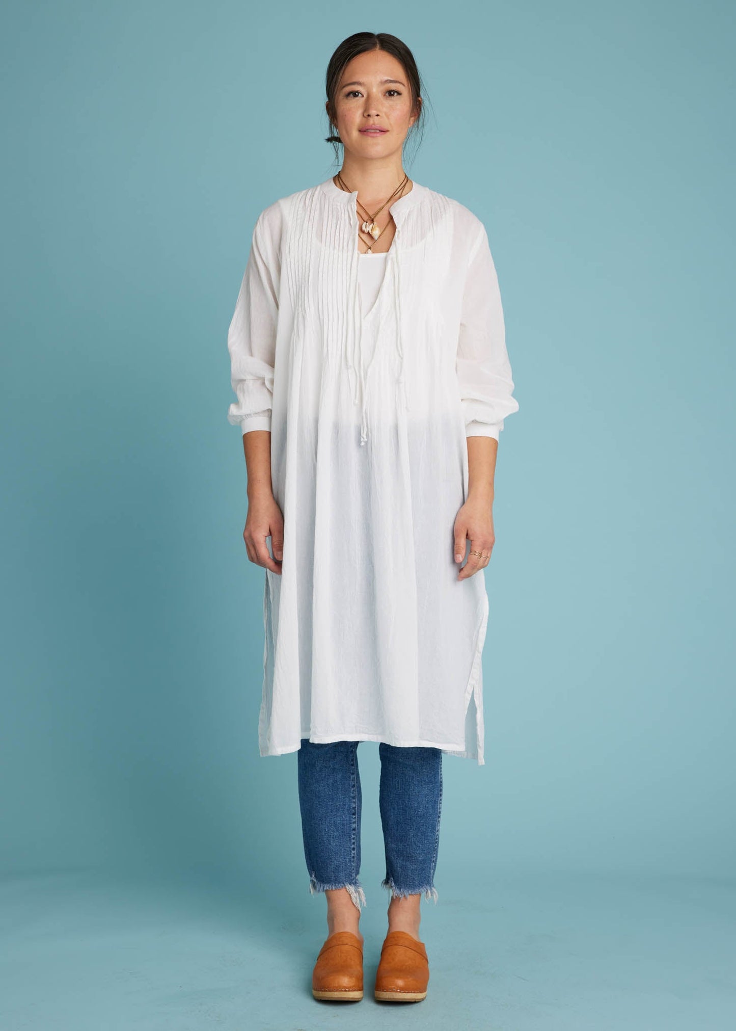 Byron Bay Caftan - White
