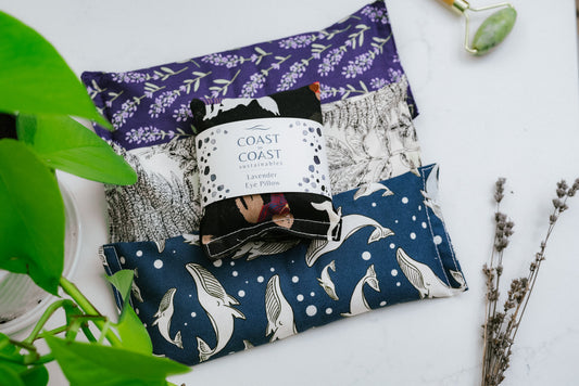 Almohadas de lavanda para los ojos