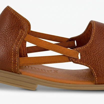 Cognac Peep Toes