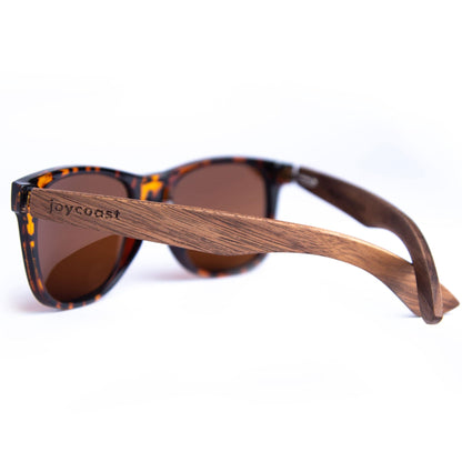Crush Tortoise Walnut Wooden Sunglasses