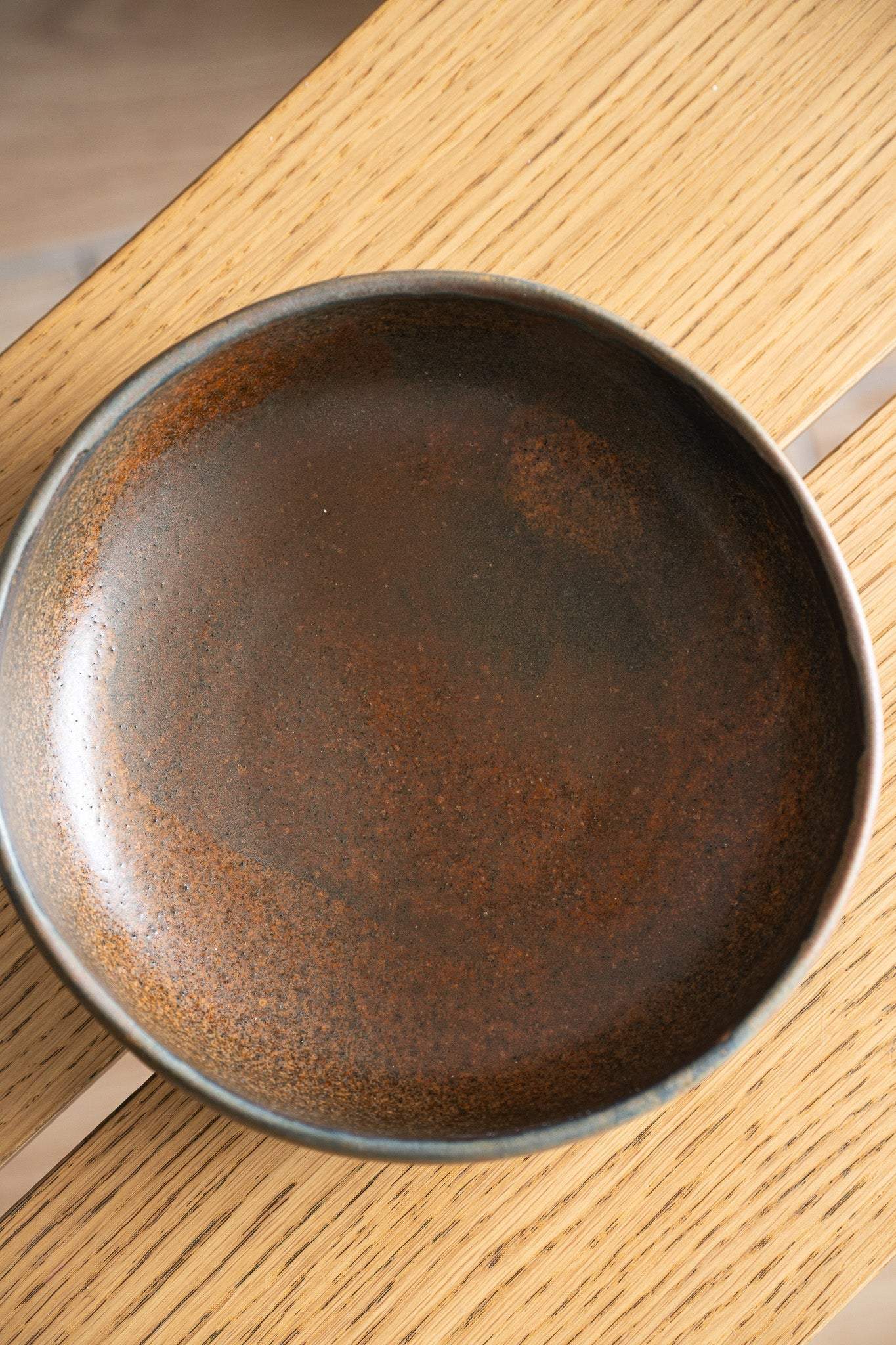 Cuenco para pasta de gres oxidado