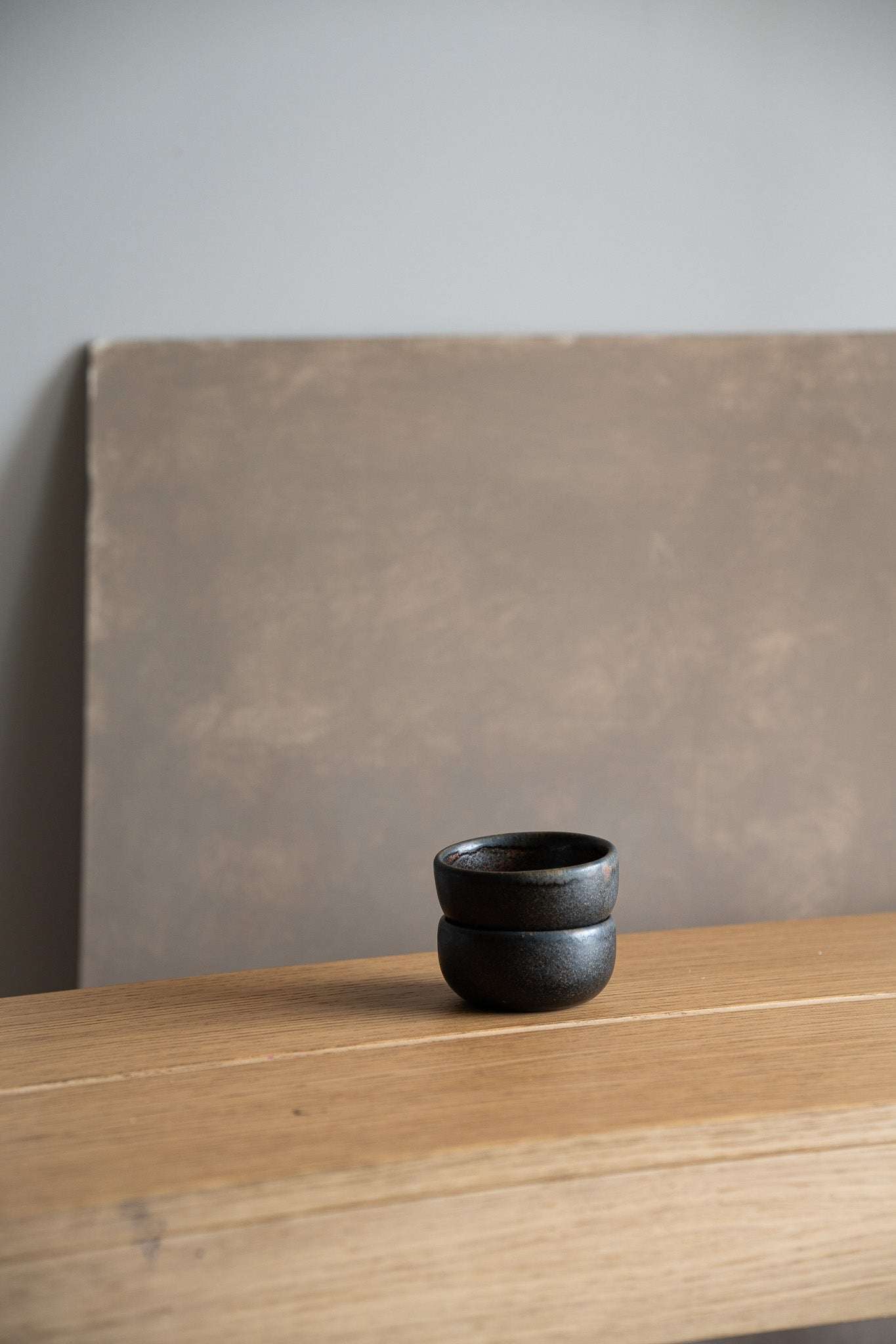 Rust Stoneware Pinch Bowl