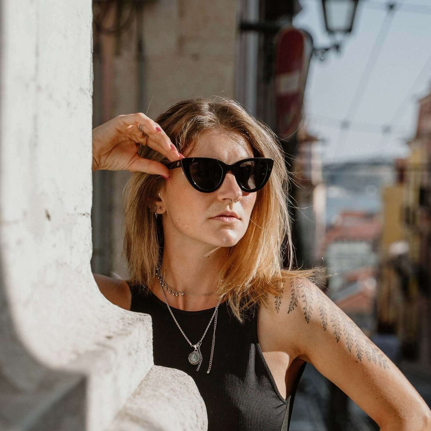 Evora - Gafas de sol de acetato biológico para mujer