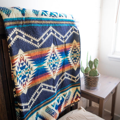 Andean Alpaca Wool Blanket - Rio