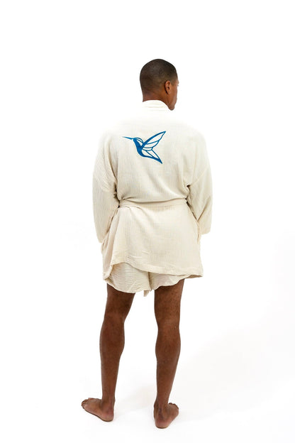 Men's Robe Set White