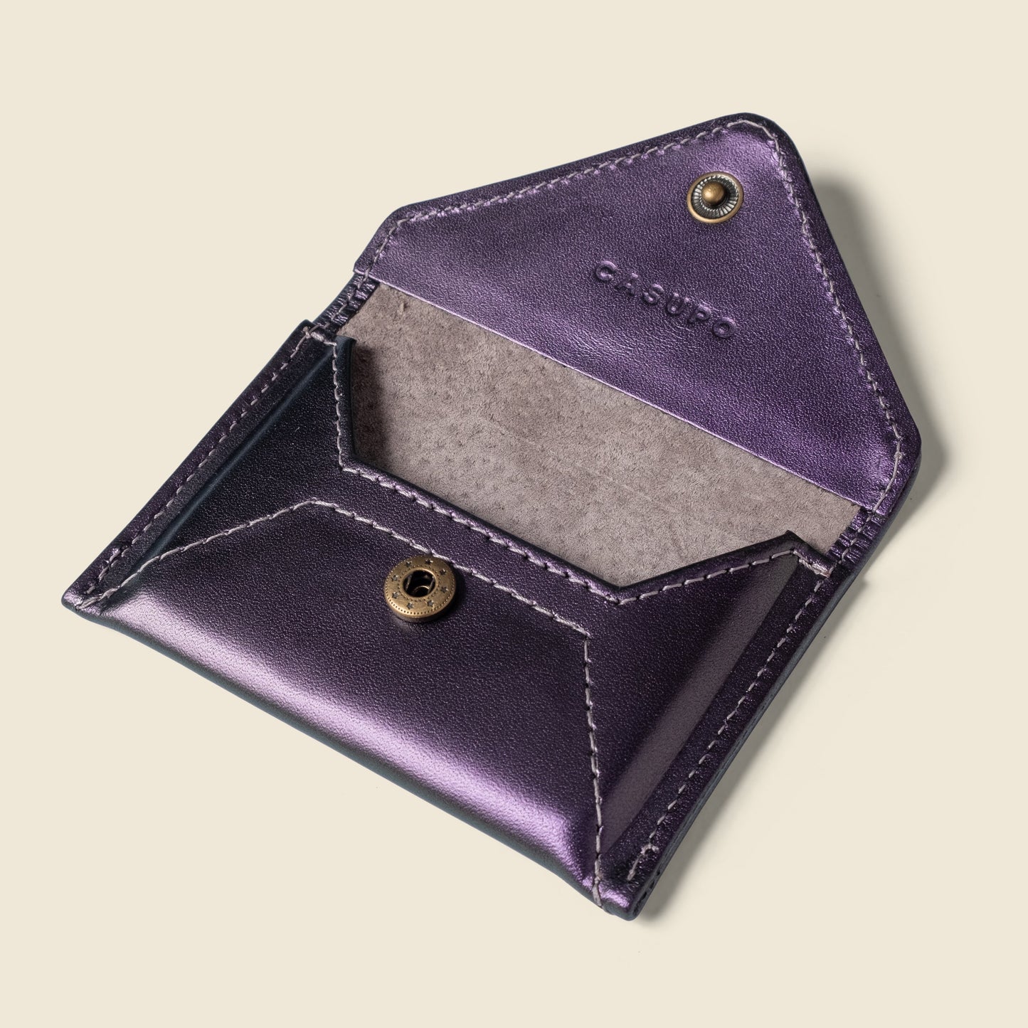 Mini cartera tipo sobre con protección RFID - Iridescent