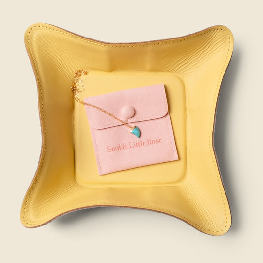 Bandeja de viaje para valet - Amarilla