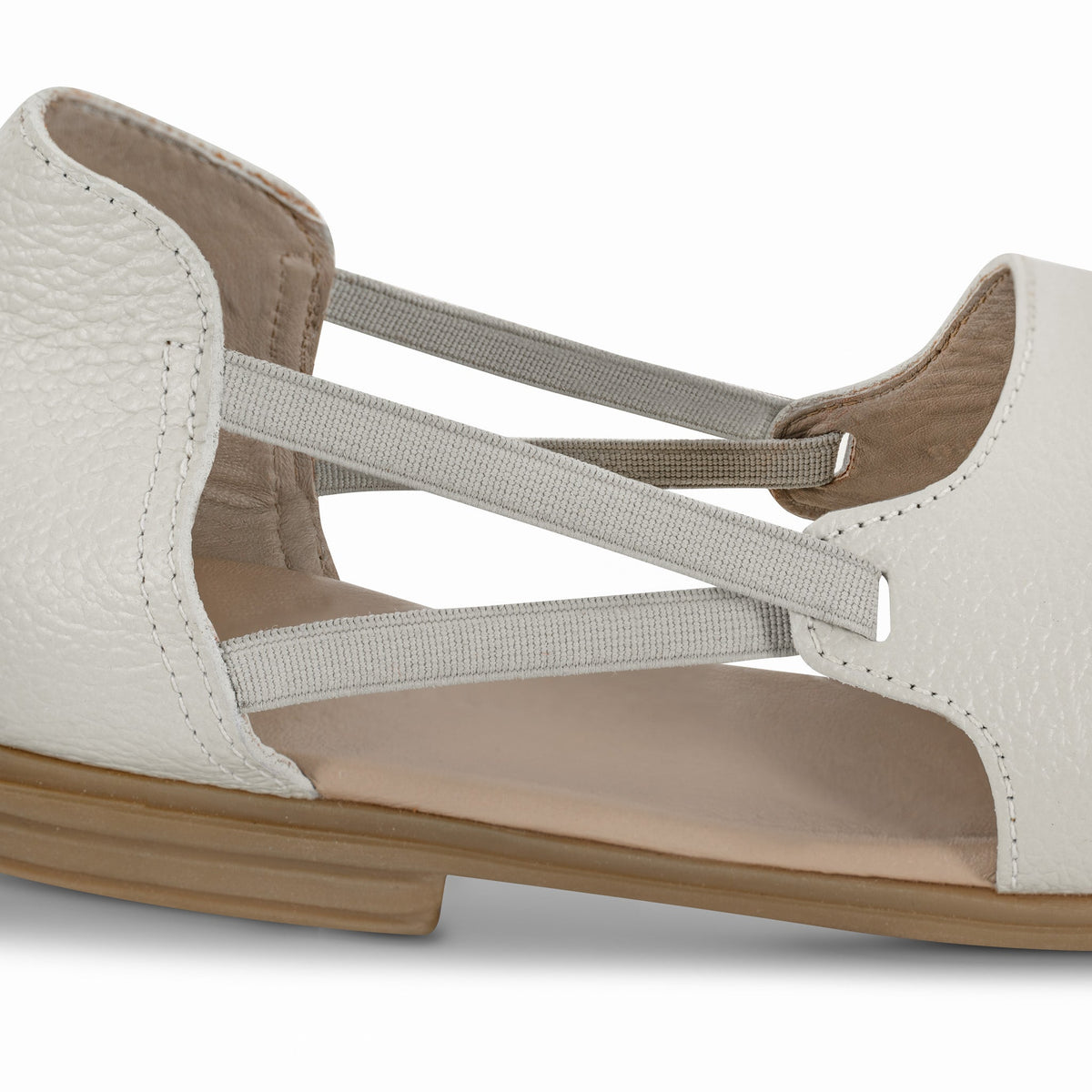Dove Gray Peep Toes