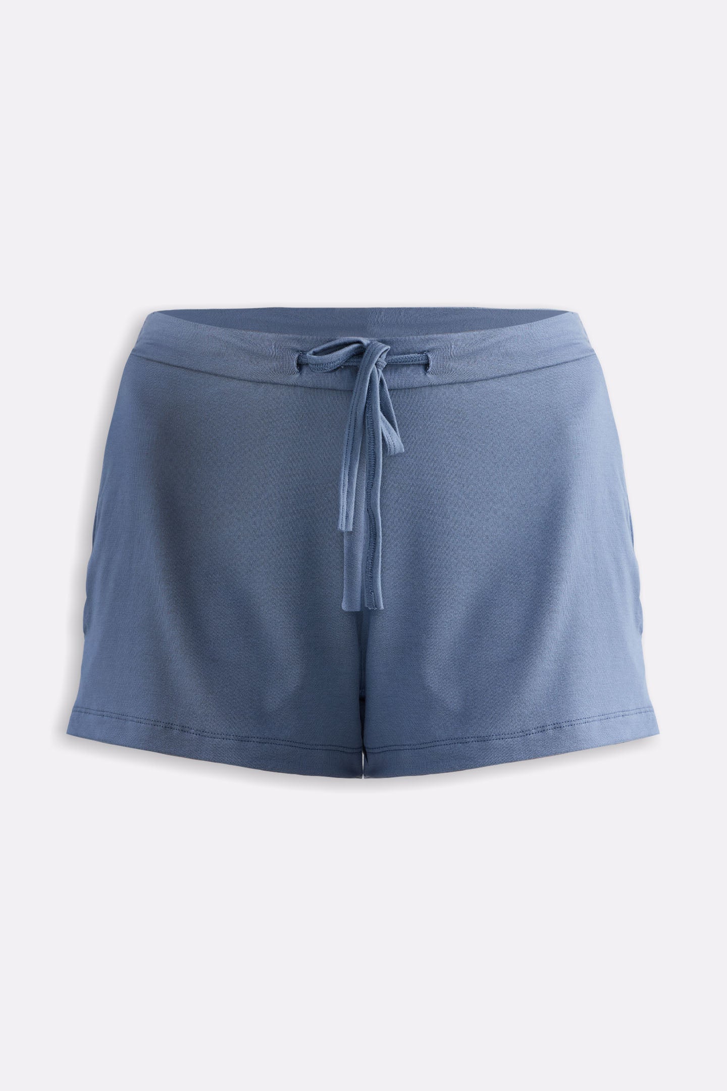 Shorts esenciales de punto en azul