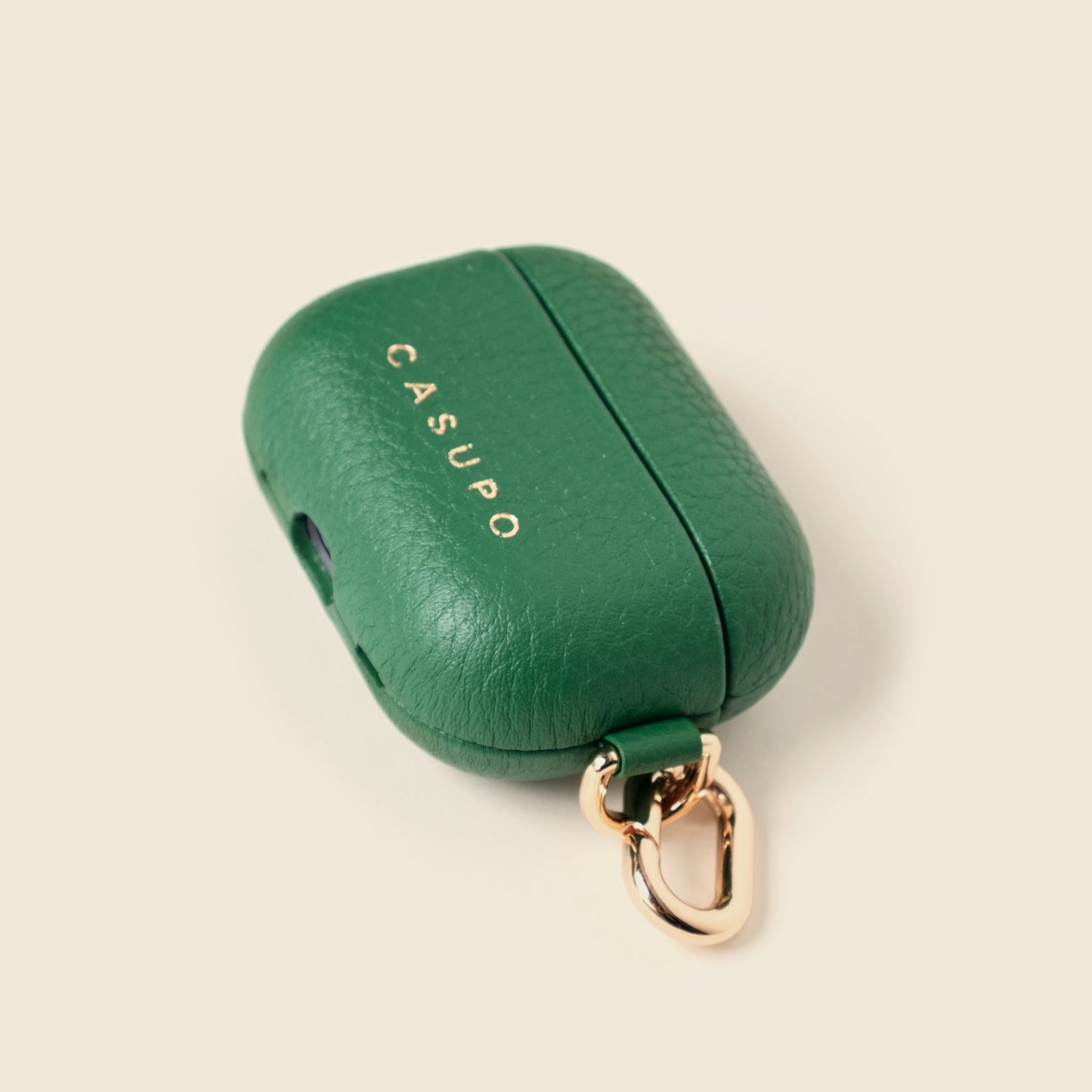 Funda de cuero para Airpods - Verde