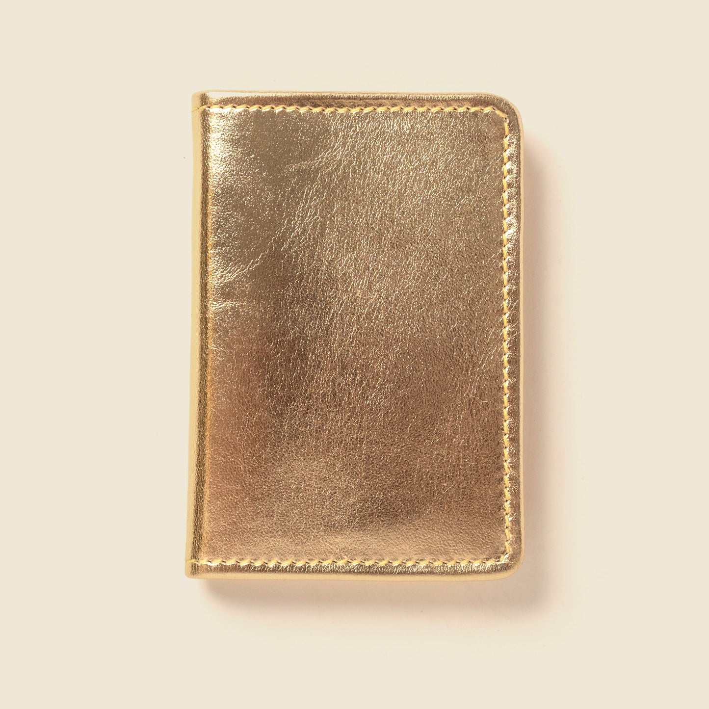 Bifold compacto con protección RFID - Dorado