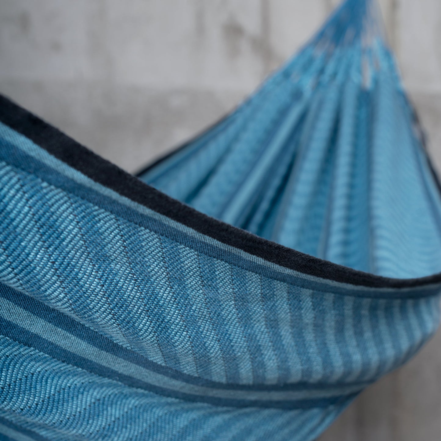 Flora Blue Zebra - Organic Cotton Kingsize Hammock