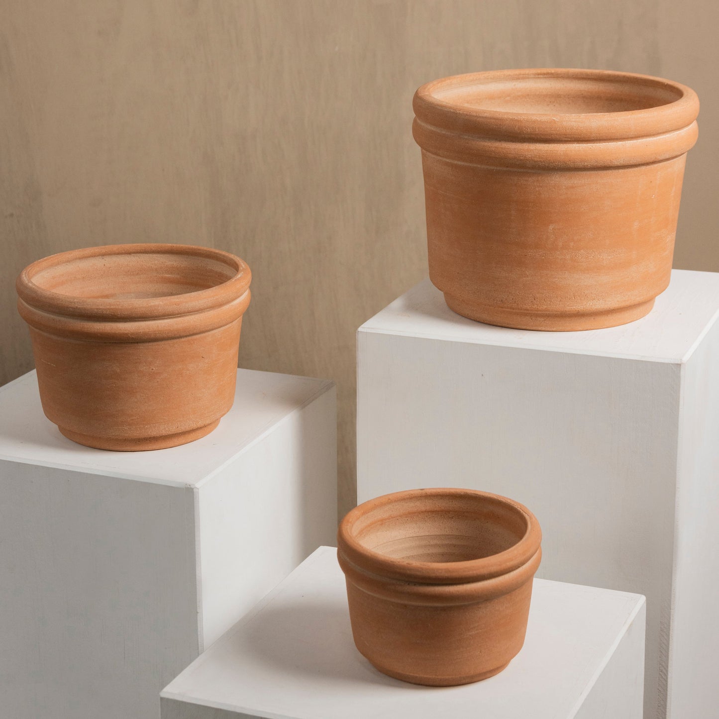 Macetas de terracota Felipe de MESO