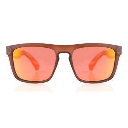 Flash Zebrawood Reflective Wooden Sunglasses | Joycoast