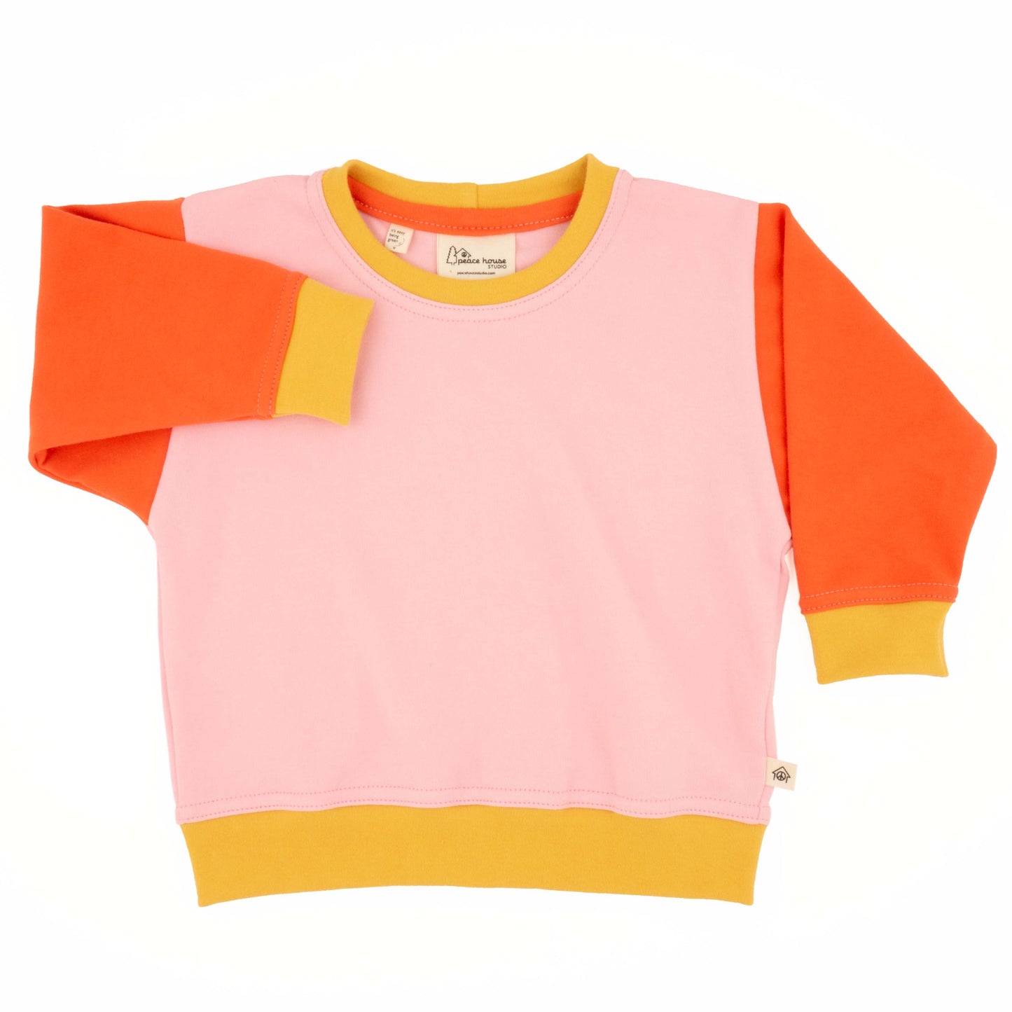 Sudadera con bloques de color para bebé