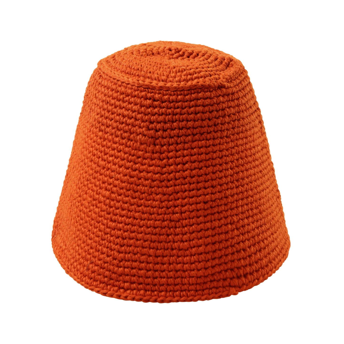 Gorro de crochet GANI en color marrón té rooibos