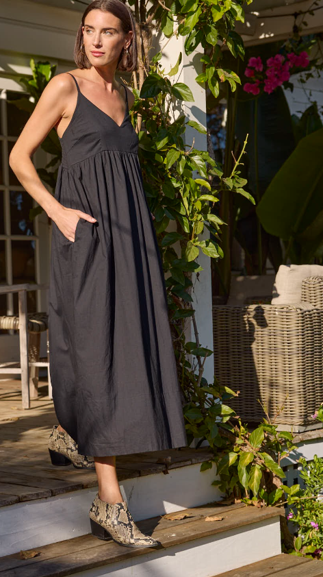 Vestido Hamptons - Negro