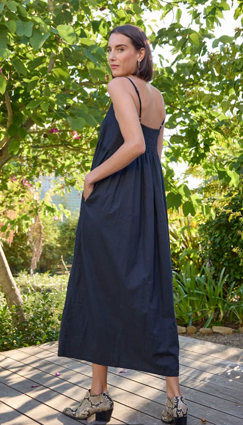 Vestido Hamptons - Negro