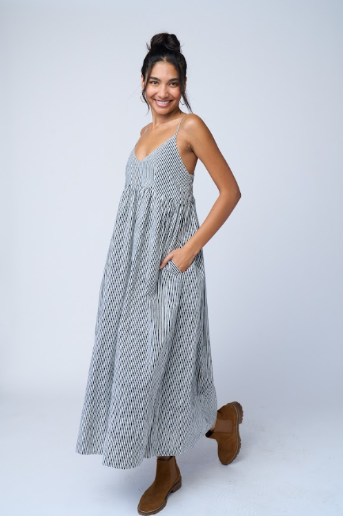 Vestido Hamptons - Ropa de hombre a rayas negras