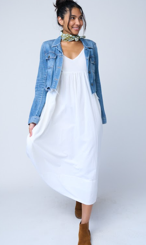 Vestido Hamptons - Blanco Natural