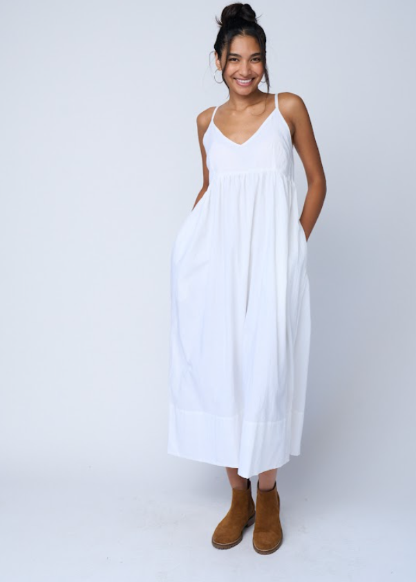 Vestido Hamptons - Blanco Natural