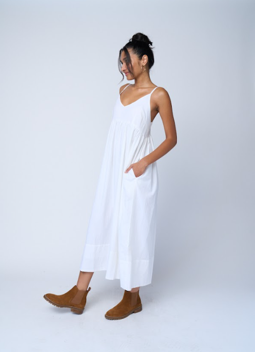 Vestido Hamptons - Blanco Natural