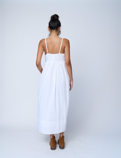 Vestido Hamptons - Blanco Natural