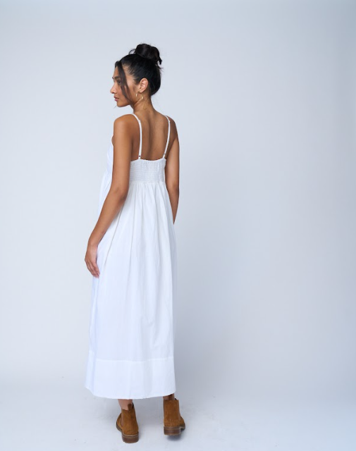 Vestido Hamptons - Blanco Natural