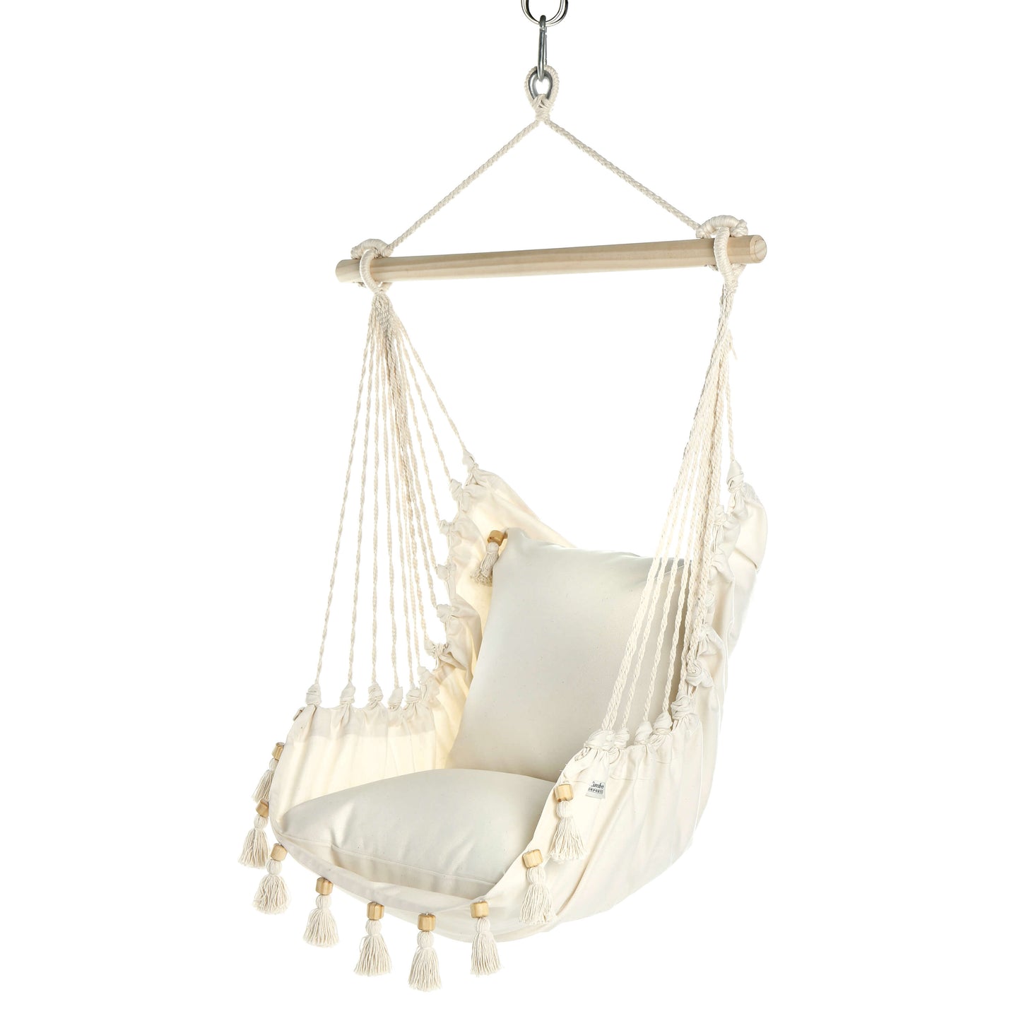 Silla hamaca pequeña de estilo bohemio para interiores con borlas | LOLITA Jr.
