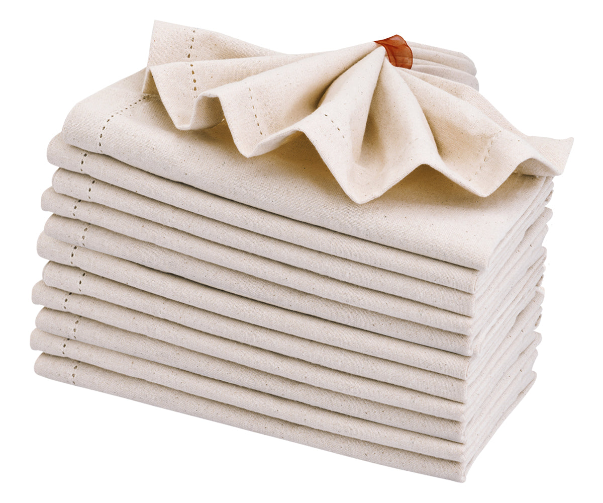 Servilletas de tela con dobladillo - 22 pulgadas