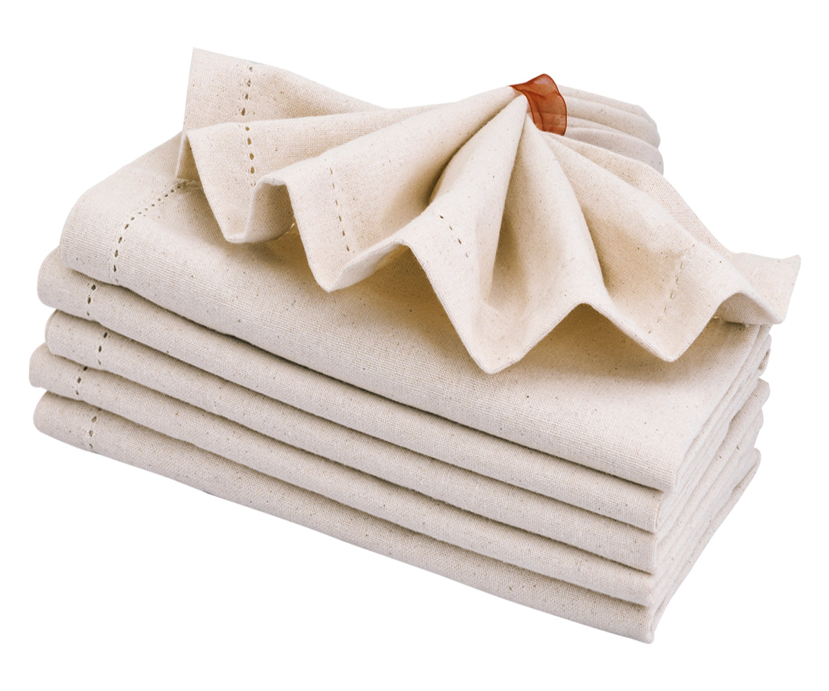 Servilletas de tela con dobladillo - 22 pulgadas